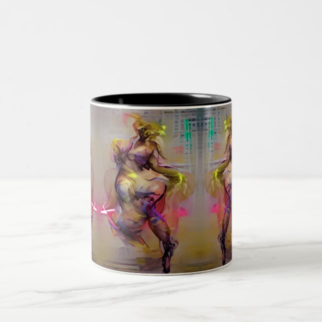Taza Bicolor Gracets Dance Poses (Centro)