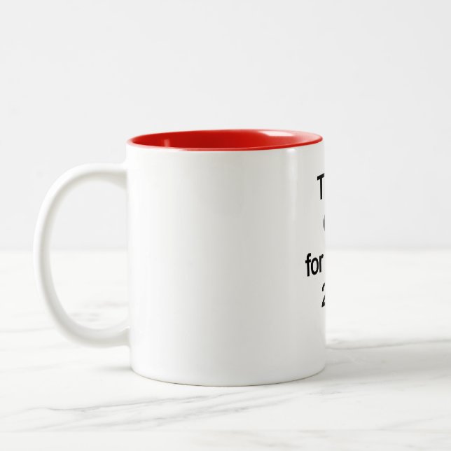 Taza Bicolor Gracias a Dios por Trump 2024 (Izquierda)