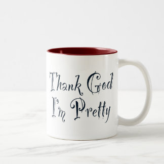 Taza Bicolor Gracias a Dios que soy Bonito