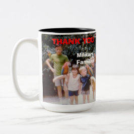 TAZA BICOLOR GRACIAS FAMILIAS MILITARES