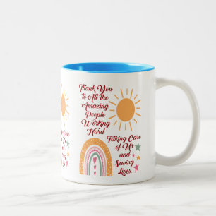 Taza Bicolor Gracias gente asombrosa