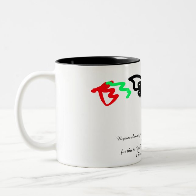 Taza Bicolor Gracias Jesus (Izquierda)
