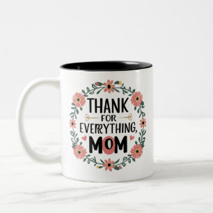 Taza Bicolor Gracias Mamá Mug