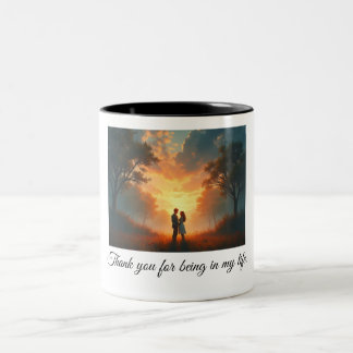 Taza Bicolor Gracias por estar en mi vida
