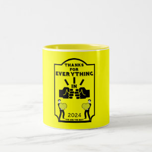 Taza Bicolor Gracias Por Los Recursos Humanos