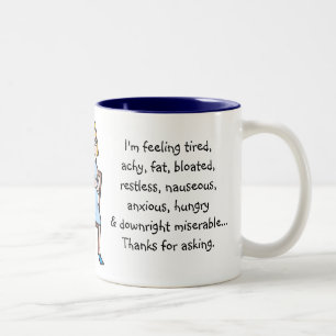 Taza Bicolor Gracias por pedir (embarazo)