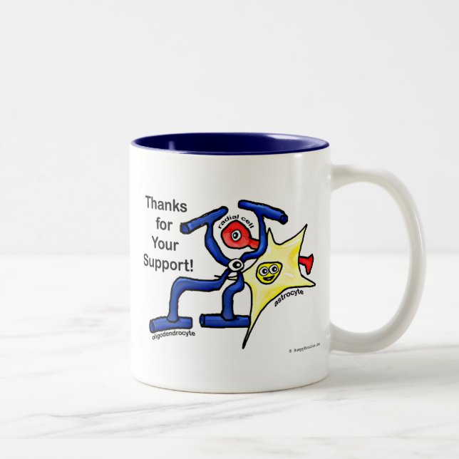 Taza Bicolor Gracias por su ayuda (Derecha)