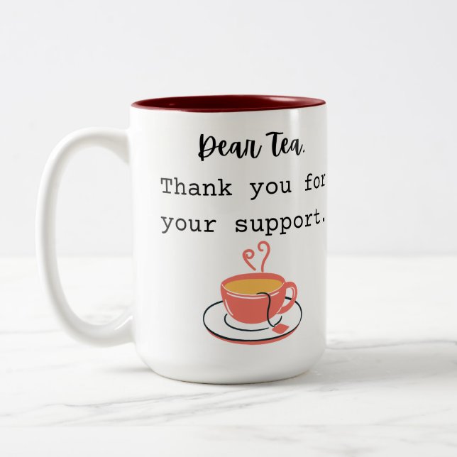 Taza Bicolor Gracias por tu equipo de apoyo (Izquierda)