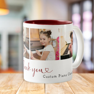 Taza Bicolor Gracias Profesor de Música 4 Foto Moderna