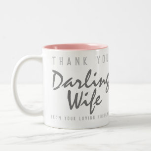 Taza Bicolor Gracias Querida Esposa