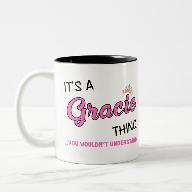 Taza Bicolor Gracie cosa que no entenderías (Izquierda)