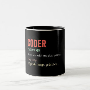 Taza Bicolor Graciosa definición de codificador de café de dos