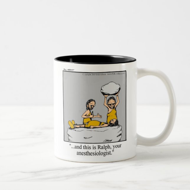 Taza Bicolor Gracioso anestesiólogo Mug médico (Derecha)