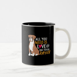 Taza Bicolor Gracioso cachorro lindo, todo lo que necesitas es