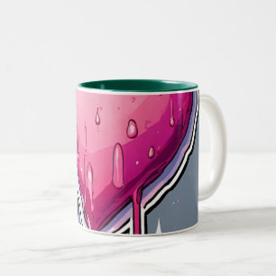 Taza Bicolor Gracioso café Mug - ‘Shhh... casi.