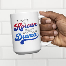Taza Bicolor Gracioso drama coreano que gusta a la personalidad