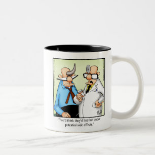 Taza Bicolor Gracioso Get Well Humor Mug Gift