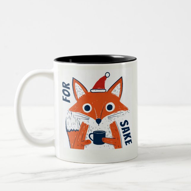 Taza Bicolor Gracioso Para Fox Sake (Izquierda)