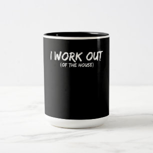 Taza Bicolor Gracioso Que Hago Camisa Para Ratas Gimnales - Cua