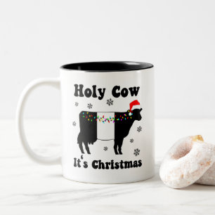 Taza Bicolor Gracioso regalo de la corbata Galloway para Navida