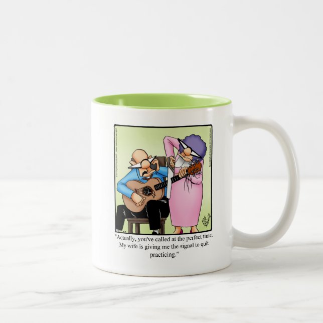 Taza Bicolor Gracioso regalo de Mug Mug Apreciation Music (Derecha)
