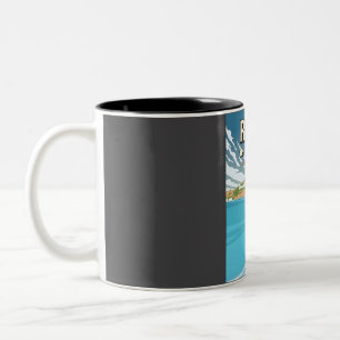 Taza Bicolor Gracioso Rhodes Grecia Isla 5 Estrellas Revisión d