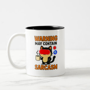 Taza Bicolor Gracioso Sarcasmo