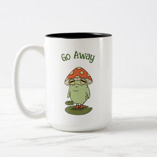 Taza Bicolor Gracioso "Vete" Frog Mug