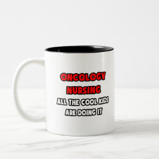 Taza Bicolor Graciosos Camisetas y regalos de enfermería oncoló