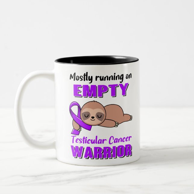 Taza Bicolor Graciosos regalos de concienciación sobre el cánce (Izquierda)