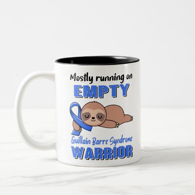 Taza Bicolor Graciosos regalos de concientización sobre el sínd (Izquierda)