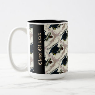 Taza Bicolor Graduación Clase Cap & Diploma Mug