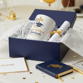 Taza Bicolor Graduación Cristiana Personalizada año personaliza