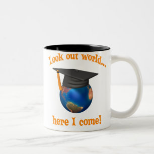 Taza Bicolor Graduación divertida