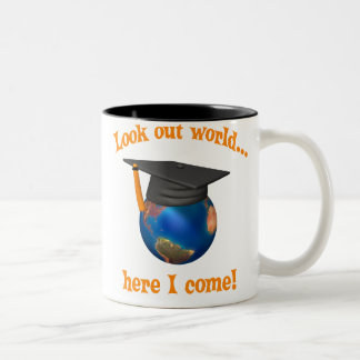 Taza Bicolor Graduación divertida