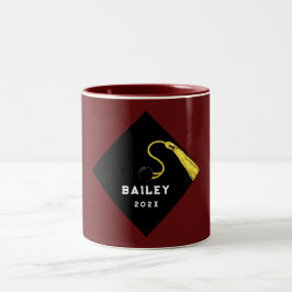 Taza Bicolor Graduación personalizada Mantener regalo