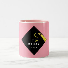 Taza Bicolor Graduación personalizada Mantener regalo