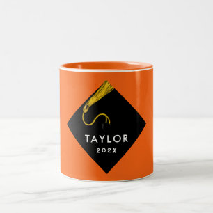 Taza Bicolor Graduación personalizada Mantener regalo