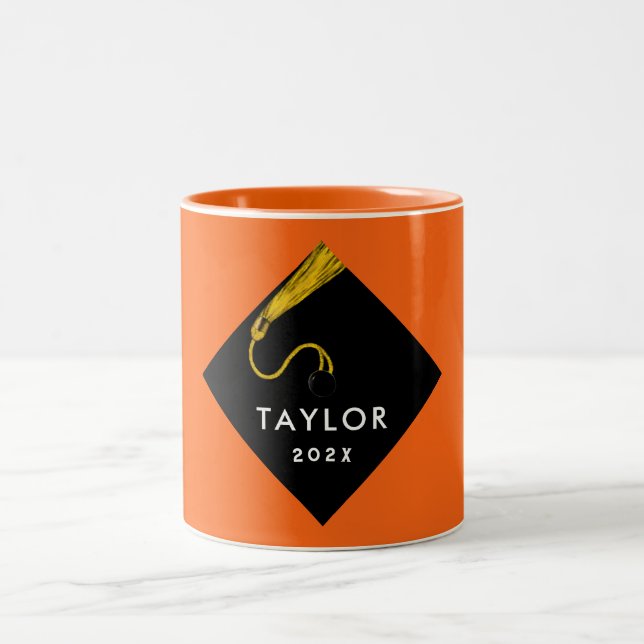 Taza Bicolor Graduación personalizada Mantener regalo (Centro)