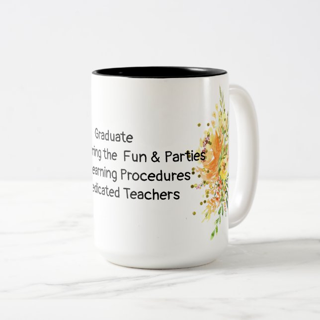 Taza Bicolor Graduate Mug (Anverso derecho)