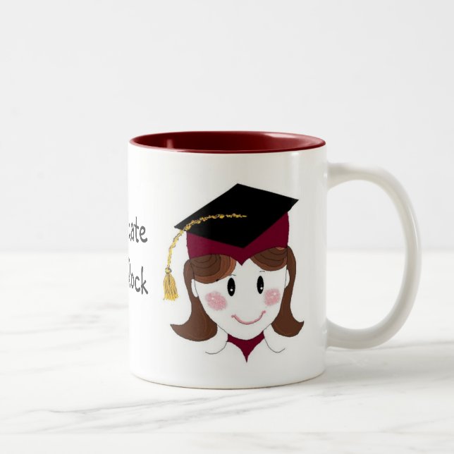 Taza Bicolor Graduate You Rock (Derecha)