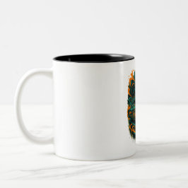 Taza Bicolor Graffiti Classic Car Mug