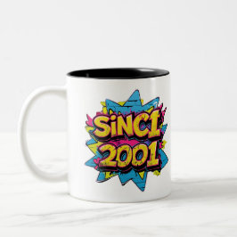Taza Bicolor Graffiti Style desde 2001 - Arte urbano de Neon St