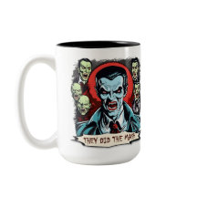 Gráfica de cómic de terror de dracula vampire retr