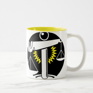 Taza Bicolor Gráficas Libra