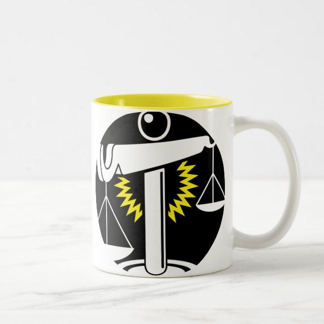 Taza Bicolor Gráficas Libra (Derecha)