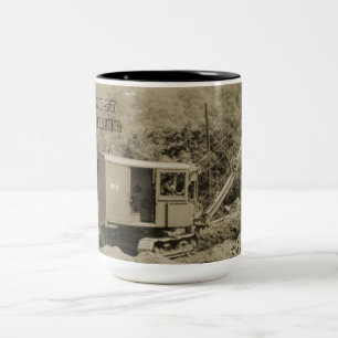 TAZA BICOLOR GRÁFICO DE INGENIERÍA DEL NOROESTE SHOVEL MUG TEMP