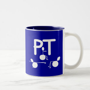 Taza Bicolor Gráficos únicos de los regalos del terapeuta