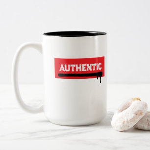 Taza Bicolor Grafiti Callejero AUTÉNTICO - Arte de Goteo en Caj