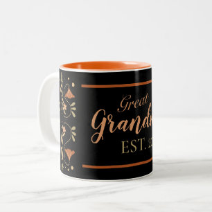 Taza Bicolor Gran Abuela De Arte Folclórico De Gran Abuela Est 